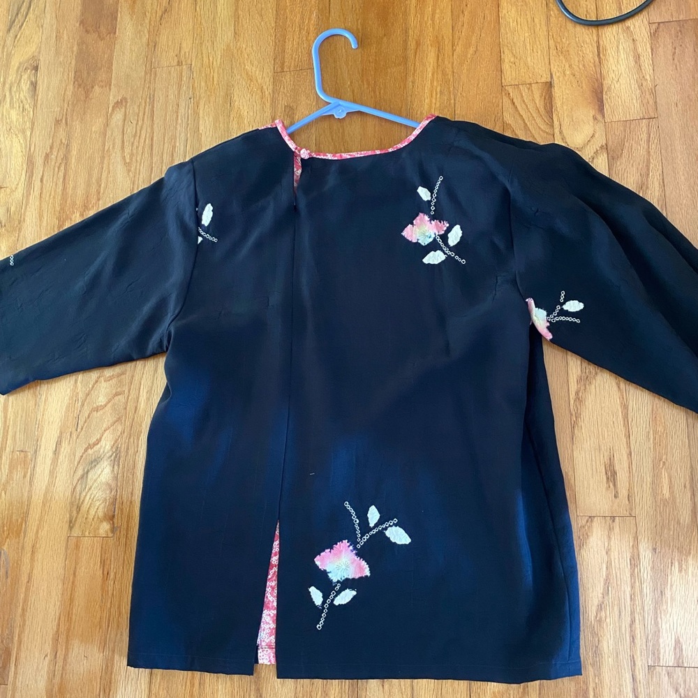 Silk Japanese blouse